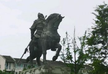 張飛仿古人物銅雕廠家