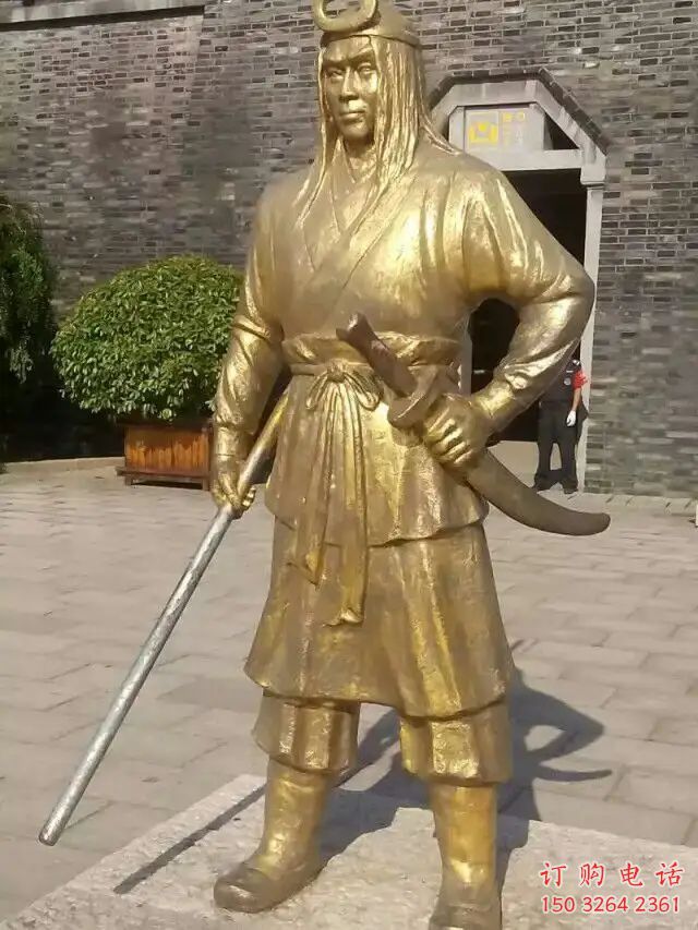 黃銅武松人物銅雕生產(chǎn)制作廠家