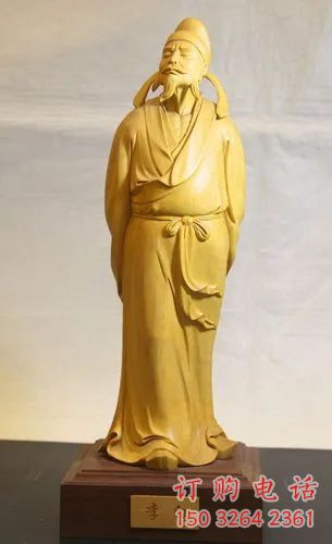 李白詩人仿古人物銅像廠家