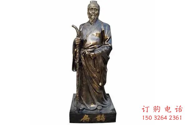 仿古扁鵲人物銅雕廠家