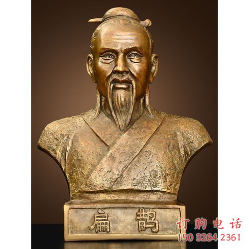 扁鵲人頭像銅雕廠家價格