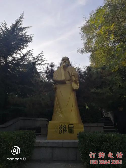 扁鵲公園人物肖像銅雕廠家