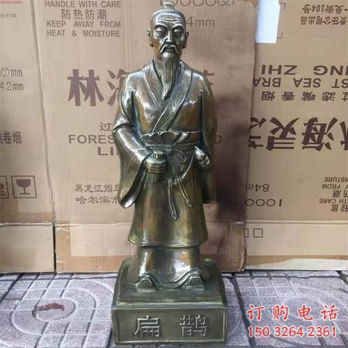 神醫(yī)扁鵲人物銅雕廠家制作