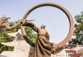 李白詩人人物銅雕廠家