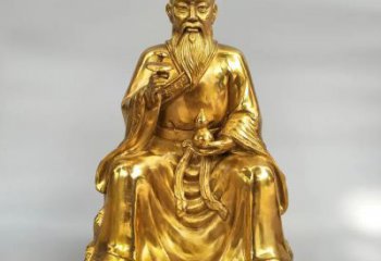 銅人扁鵲肖像銅雕廠家