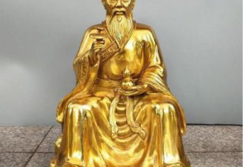 扁鵲黃銅人物銅像廠家