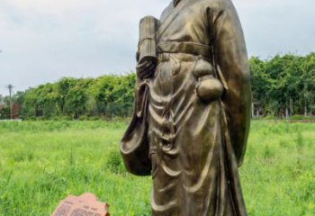 公園張仲景人物銅雕廠家