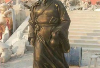 廣場神醫(yī)華佗人物銅雕廠家