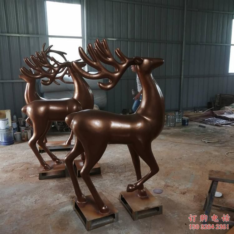園林鹿銅雕廠家 青銅動(dòng)物銅雕