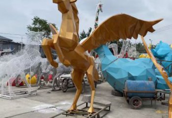公園飛馬銅雕廠家 街頭動物銅雕