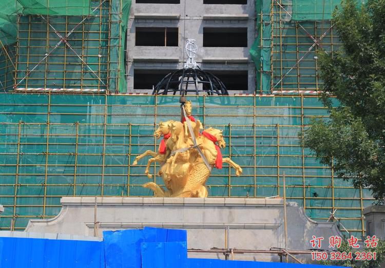 抽象天馬銅雕廠家  仿古動物銅雕
