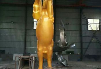 城市奔馬銅雕廠家 黃銅動物銅雕