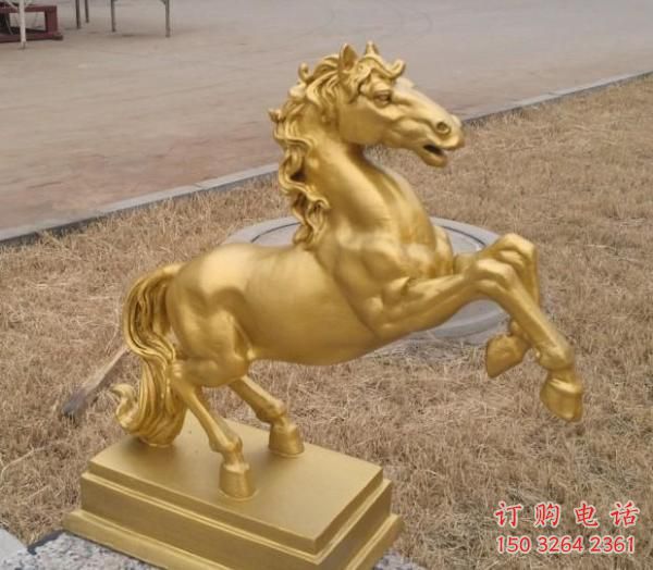 園林銅馬銅雕廠家 青銅動物銅雕