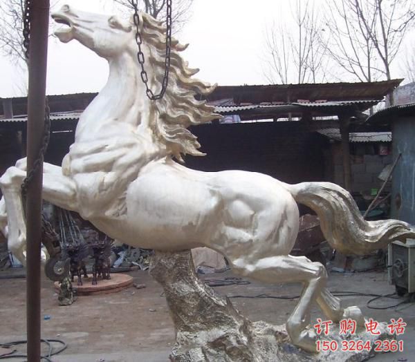 抽象銅馬銅雕廠家 辦公室動物銅雕