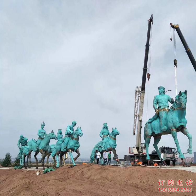 城市駿馬銅雕廠家 黃銅動(dòng)物銅雕