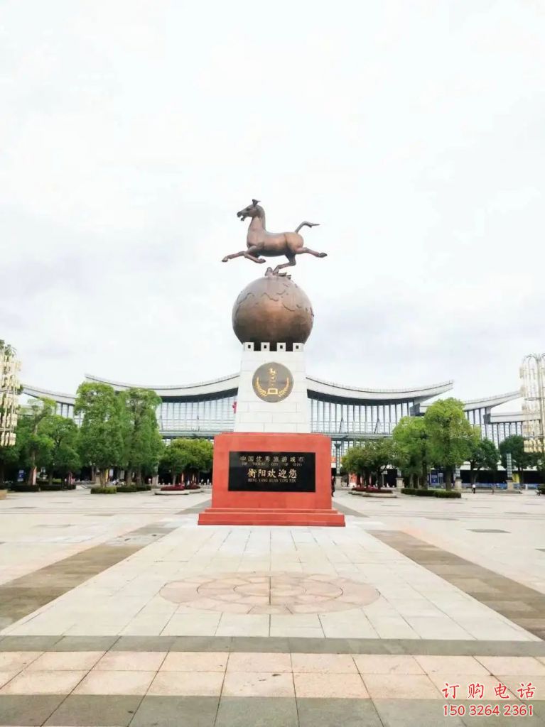 公園駿馬銅雕廠家 街頭動(dòng)物銅雕