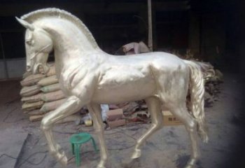 黃銅馬銅雕廠家 仿古動物銅雕