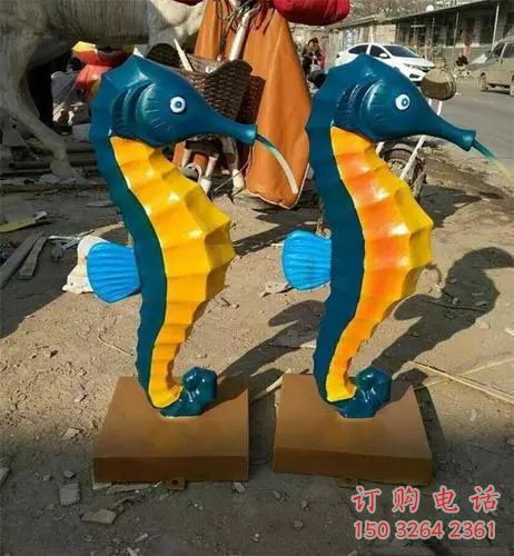 別墅海馬銅雕廠家 公園動物銅雕