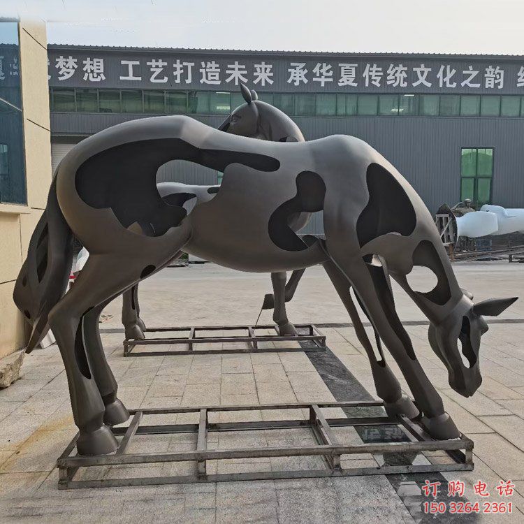 街頭斑馬銅雕廠家 城市動(dòng)物銅雕