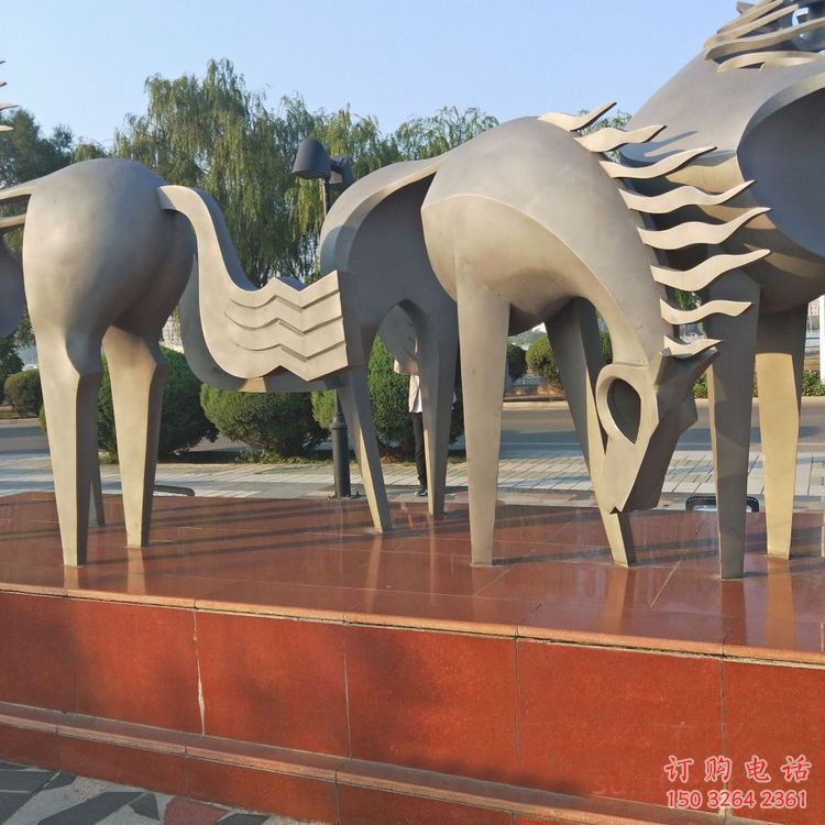 別墅斑馬銅雕廠家 公園動(dòng)物銅雕