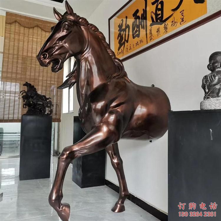 城市馬頭銅雕廠家 黃銅動(dòng)物銅雕