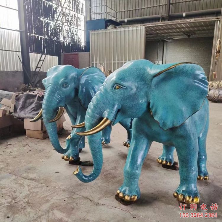 園林大象銅雕廠家 青銅動物銅雕