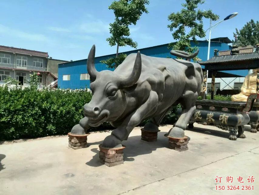 廣場(chǎng)拓荒牛銅雕廠家 青銅動(dòng)物銅雕