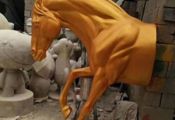 黃銅馬頭銅雕廠家 仿古動物銅雕