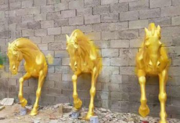 公園馬頭銅雕廠家 街頭動物銅雕