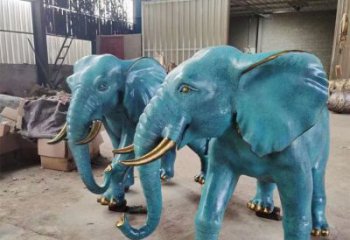 園林大象銅雕廠家 青銅動(dòng)物銅雕