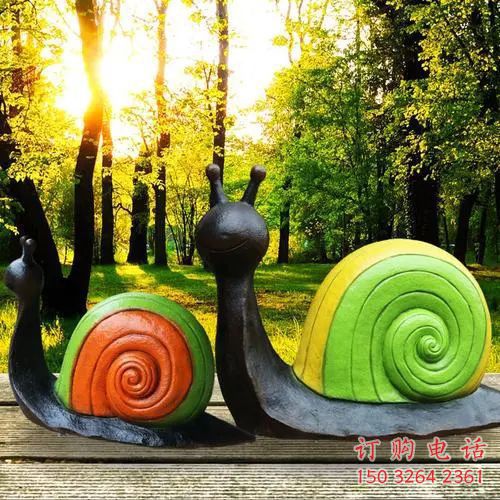 仿古蝸牛銅雕廠家 彩繪動(dòng)物銅雕