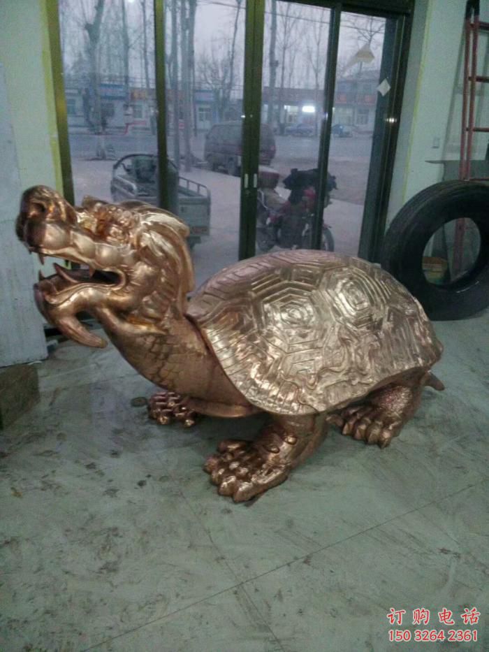紫銅龜銅雕廠家 仿古動(dòng)物銅雕