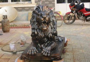 廣場雄獅銅雕廠家 青銅動(dòng)物銅雕