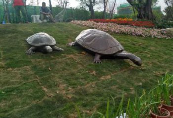 龜銅雕廠家 抽象動物銅雕