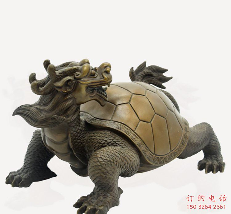 公園龍龜銅雕廠家 街頭動(dòng)物銅雕