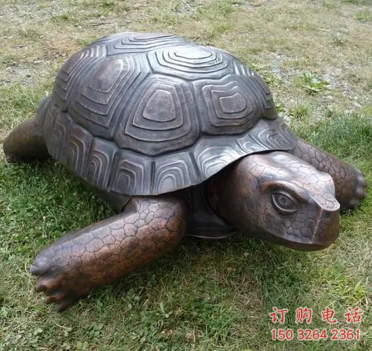 抽象烏龜銅雕廠家 辦公室動物銅雕