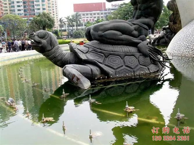海龜銅雕廠家 抽象動物銅雕