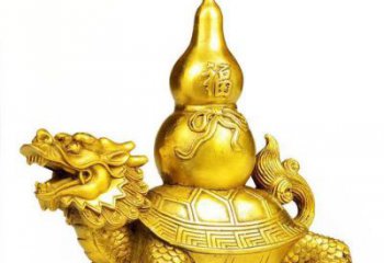 街頭龍龜銅雕廠家 城市動(dòng)物銅雕