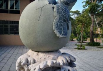 抽象海龜銅雕廠家 辦公室動物銅雕