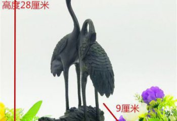 廣場(chǎng)龜鶴延年銅雕廠家 青銅動(dòng)物銅雕
