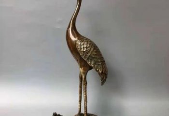 黃銅龜鶴延年銅雕廠家 仿古動(dòng)物銅雕