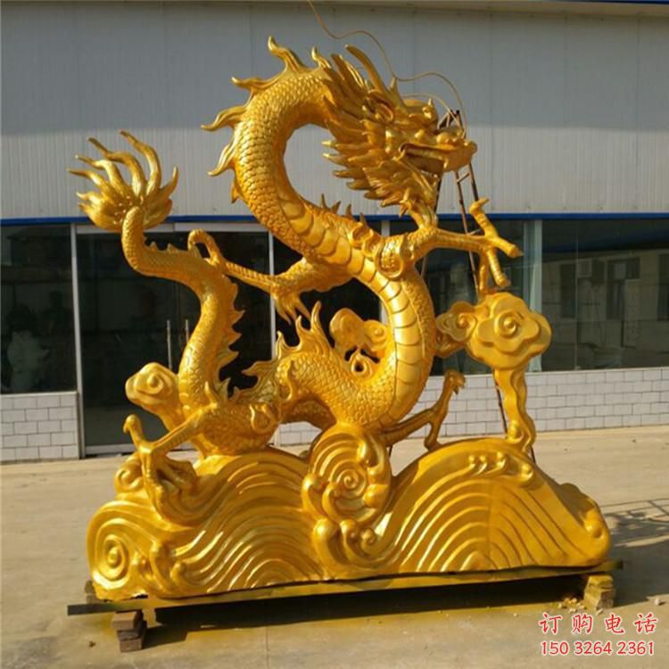 廣場(chǎng)金龍銅雕廠家 青銅動(dòng)物銅雕