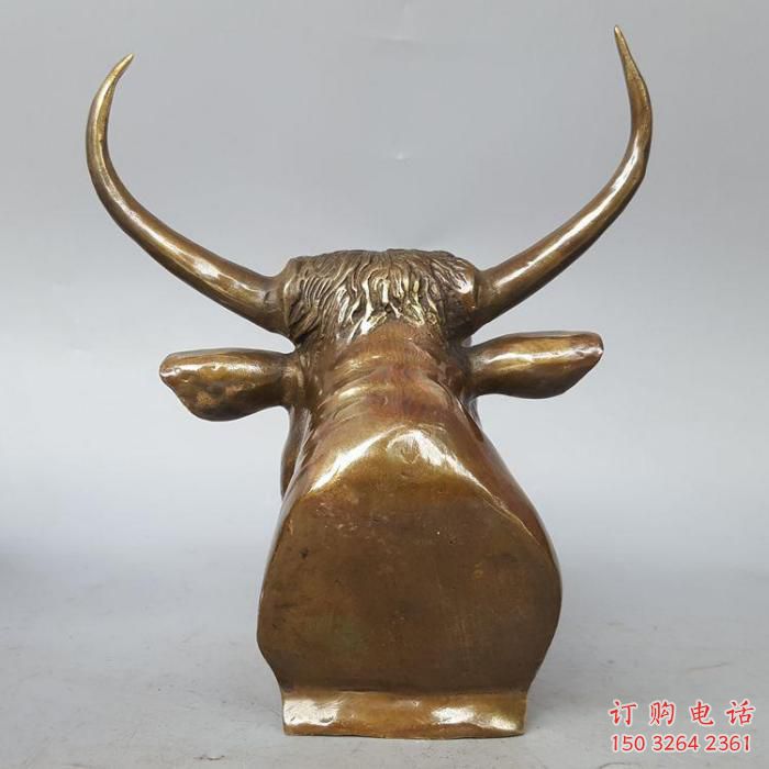 廣場(chǎng)牛頭銅雕廠家 青銅動(dòng)物銅雕