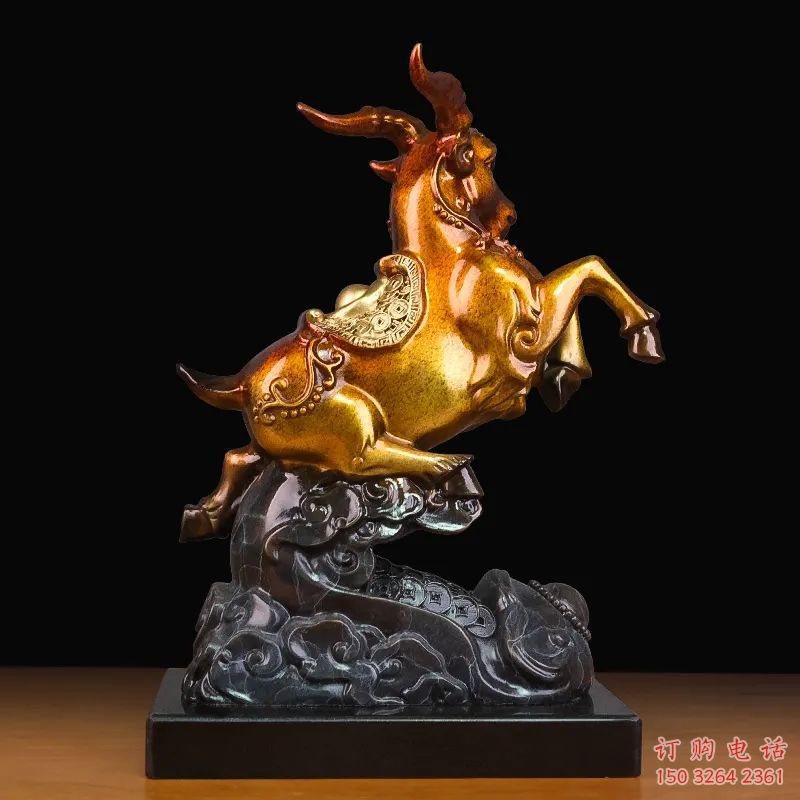 抽象綿羊銅雕廠家 辦公室動(dòng)物銅雕