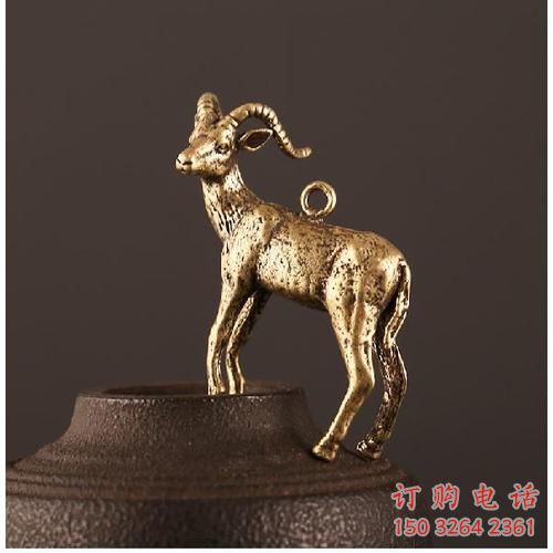 公園羊銅雕廠家 街頭動(dòng)物銅雕
