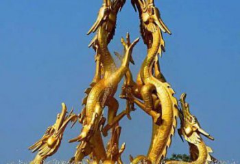城市九龍銅雕廠家 黃銅動(dòng)物銅雕