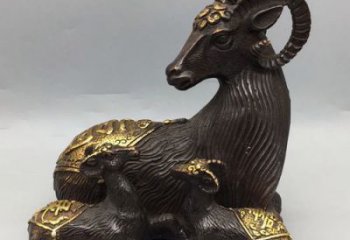 綿羊銅雕廠家 抽象動(dòng)物銅雕