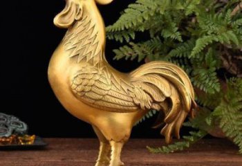 青銅公雞銅雕廠家 公園動(dòng)物銅雕