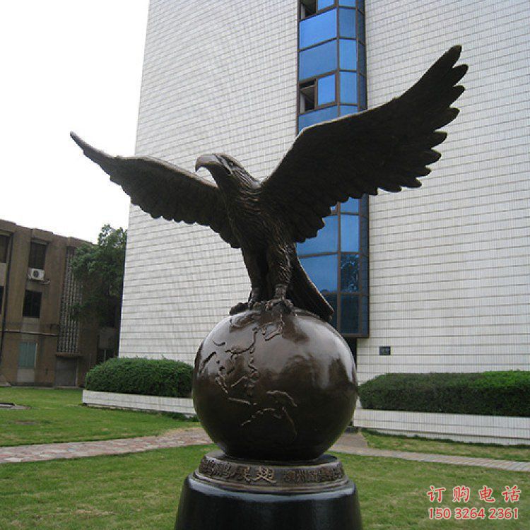 公園大展宏圖銅雕廠家 街頭動(dòng)物銅雕