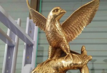 雄鷹銅雕廠家 抽象動物銅雕